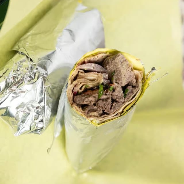 Beef Shawarma Wrap.